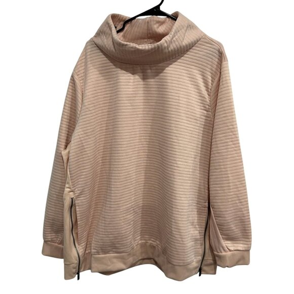 The Sweatshirt Project Womens Ribbed Cowl Neck Pullover Sz 3X - Picture 1 of 9